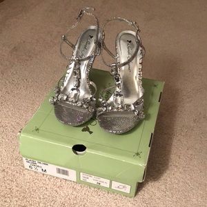 Silver Formal Heels